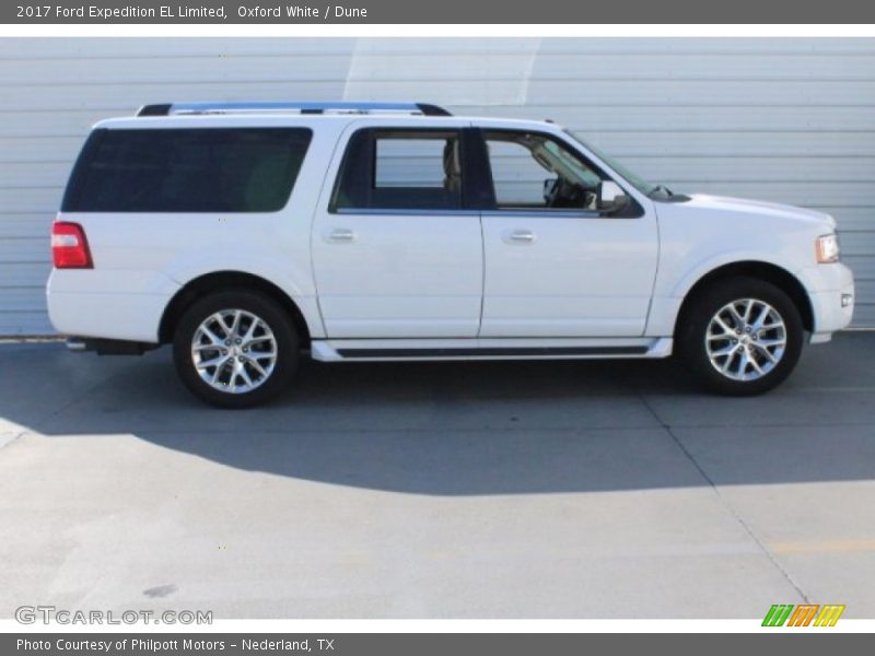 Oxford White / Dune 2017 Ford Expedition EL Limited
