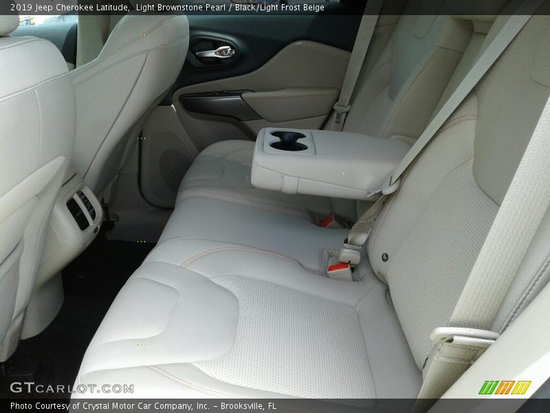 Light Brownstone Pearl / Black/Light Frost Beige 2019 Jeep Cherokee Latitude