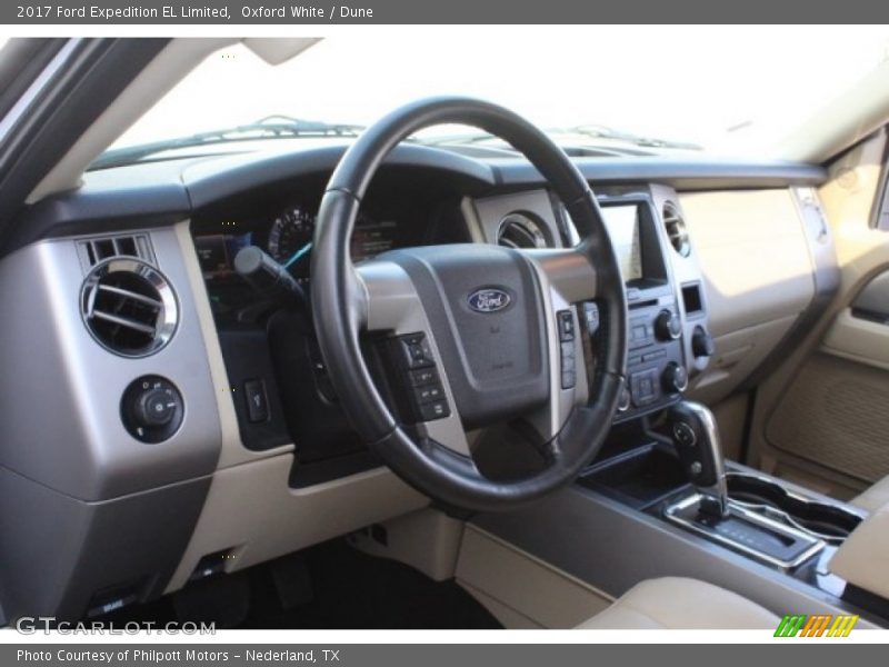 Oxford White / Dune 2017 Ford Expedition EL Limited