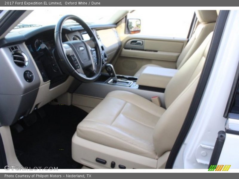Oxford White / Dune 2017 Ford Expedition EL Limited