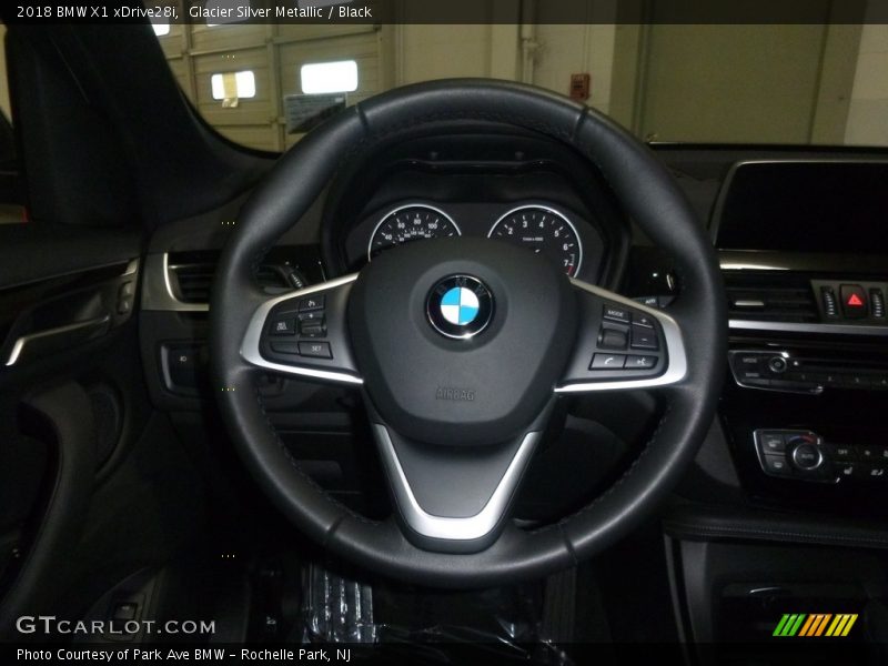 Glacier Silver Metallic / Black 2018 BMW X1 xDrive28i