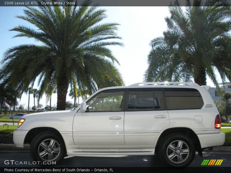 Crystal White / Stone 2006 Lexus LX 470