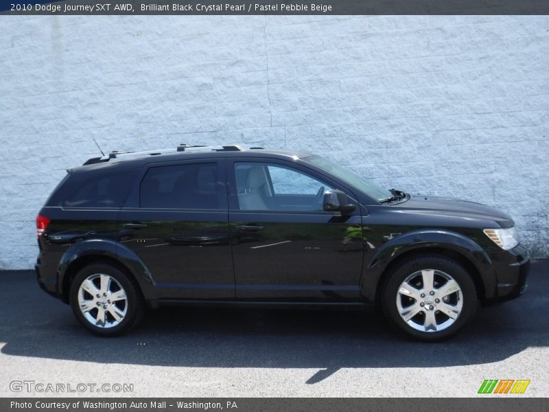 Brilliant Black Crystal Pearl / Pastel Pebble Beige 2010 Dodge Journey SXT AWD