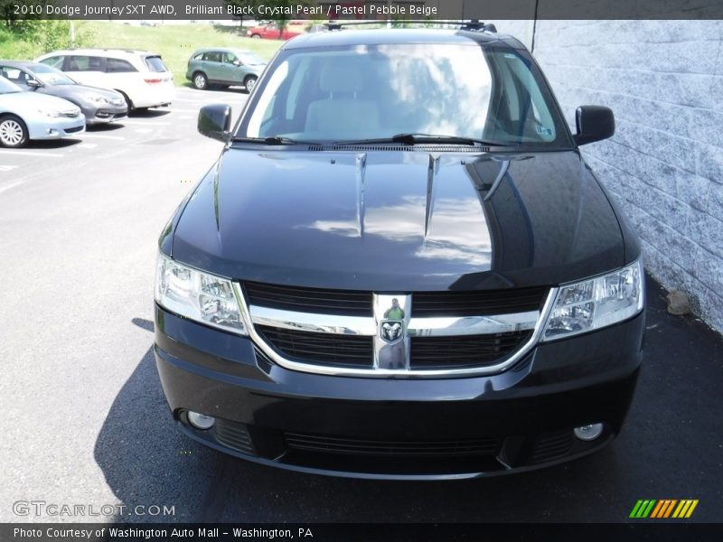 Brilliant Black Crystal Pearl / Pastel Pebble Beige 2010 Dodge Journey SXT AWD
