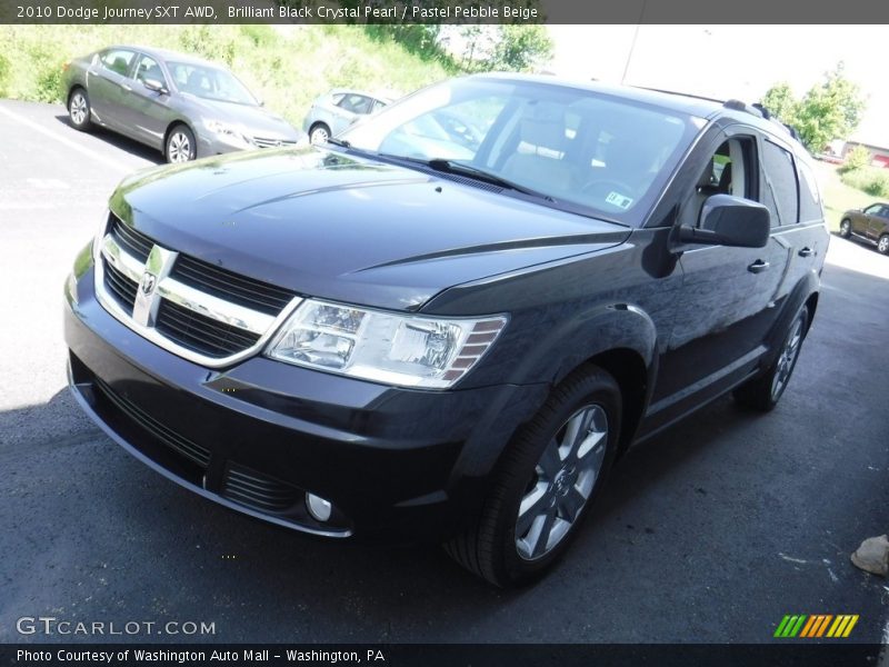 Brilliant Black Crystal Pearl / Pastel Pebble Beige 2010 Dodge Journey SXT AWD