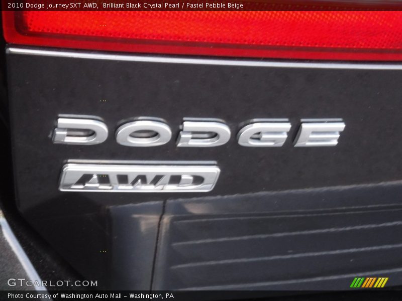 Brilliant Black Crystal Pearl / Pastel Pebble Beige 2010 Dodge Journey SXT AWD