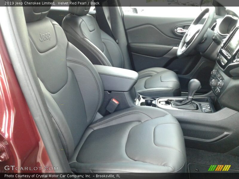 Velvet Red Pearl / Black 2019 Jeep Cherokee Limited