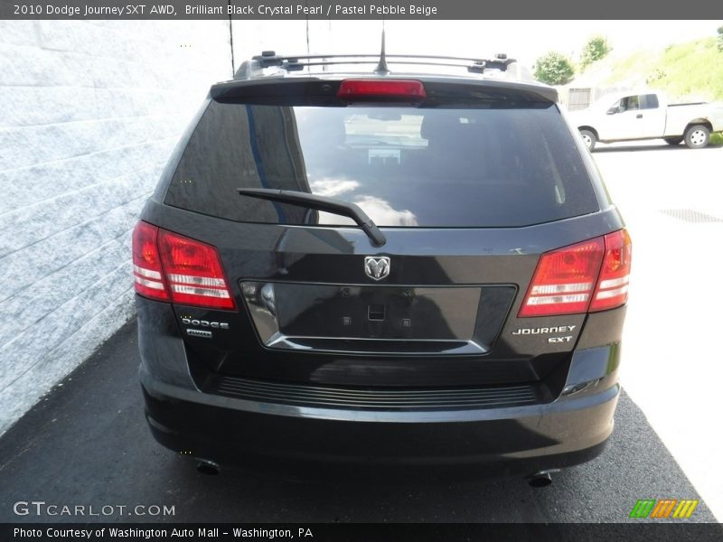 Brilliant Black Crystal Pearl / Pastel Pebble Beige 2010 Dodge Journey SXT AWD
