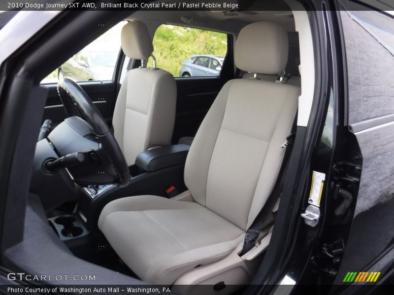 Brilliant Black Crystal Pearl / Pastel Pebble Beige 2010 Dodge Journey SXT AWD
