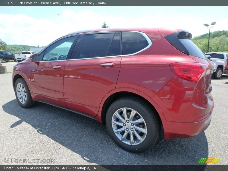 Chili Red Metallic / Ebony 2019 Buick Envision Essence AWD