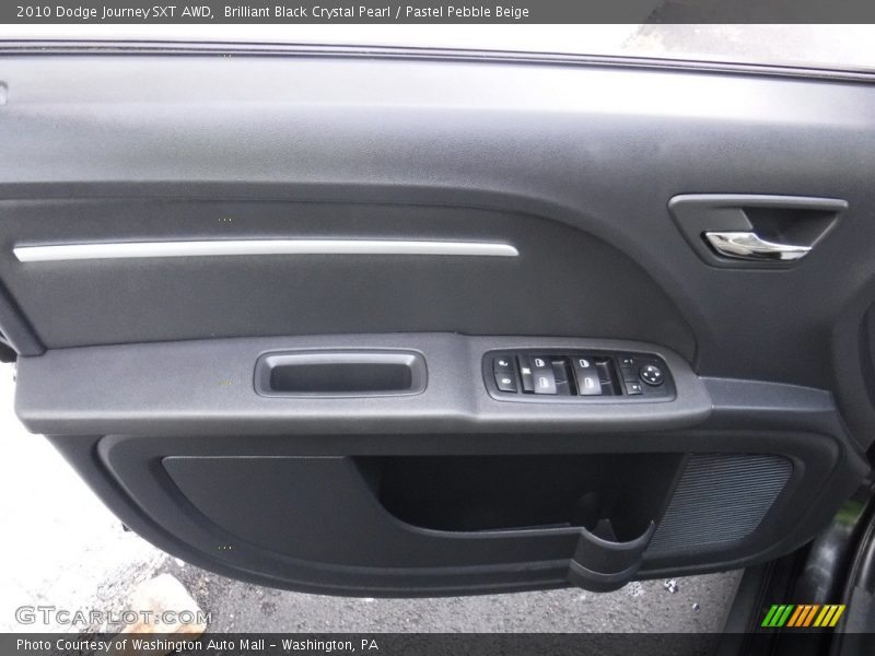 Brilliant Black Crystal Pearl / Pastel Pebble Beige 2010 Dodge Journey SXT AWD