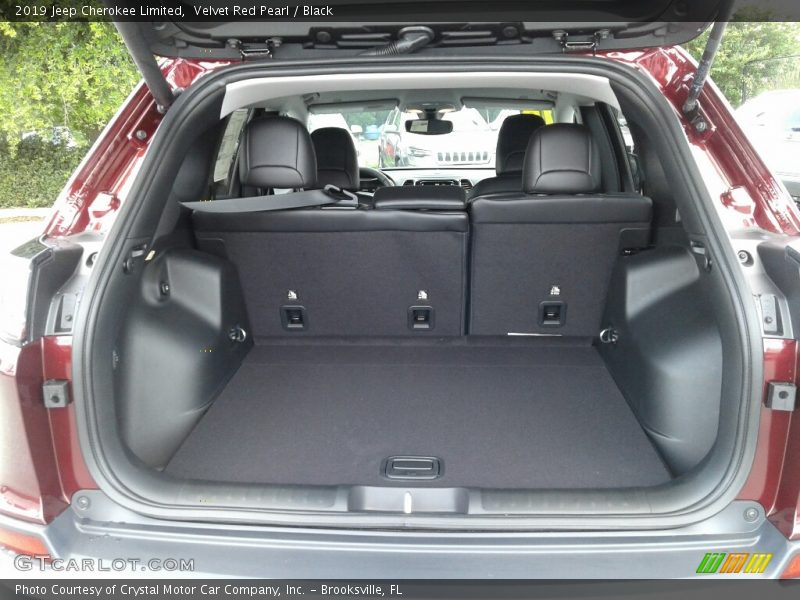 Velvet Red Pearl / Black 2019 Jeep Cherokee Limited