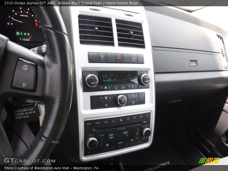 Brilliant Black Crystal Pearl / Pastel Pebble Beige 2010 Dodge Journey SXT AWD