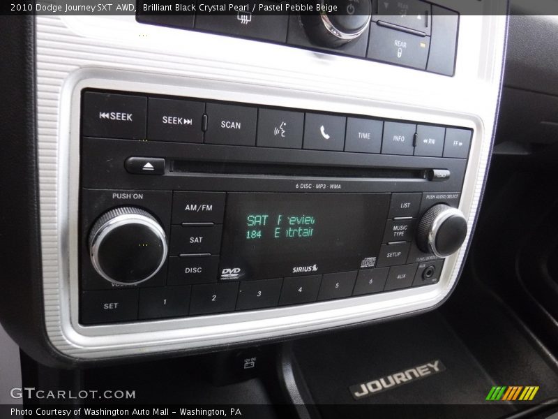 Brilliant Black Crystal Pearl / Pastel Pebble Beige 2010 Dodge Journey SXT AWD