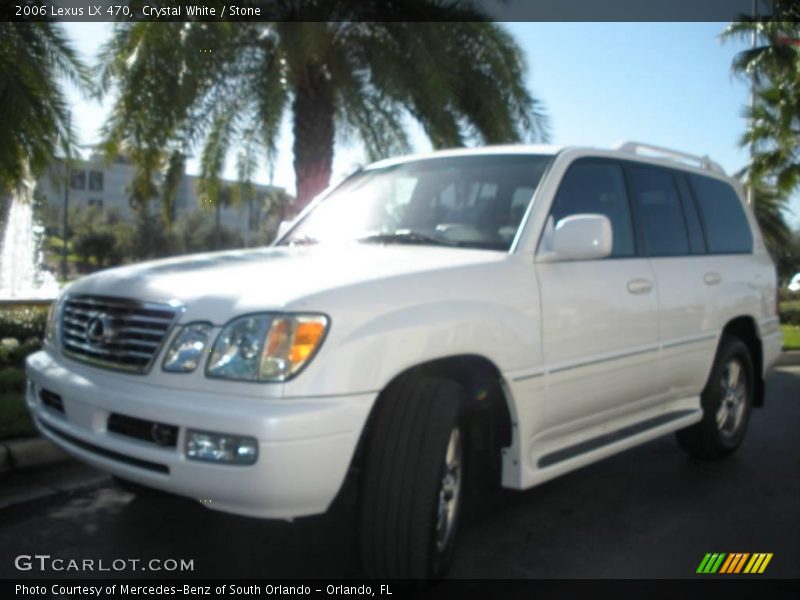 Crystal White / Stone 2006 Lexus LX 470