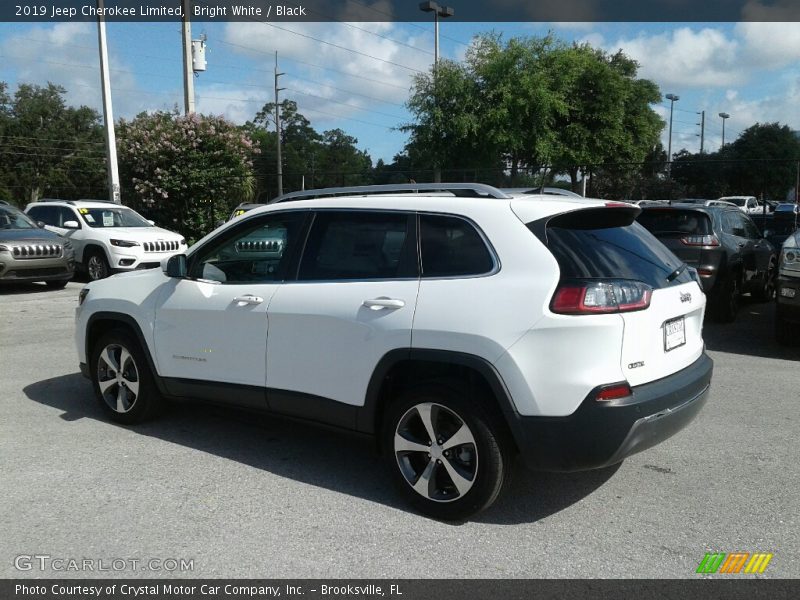 Bright White / Black 2019 Jeep Cherokee Limited