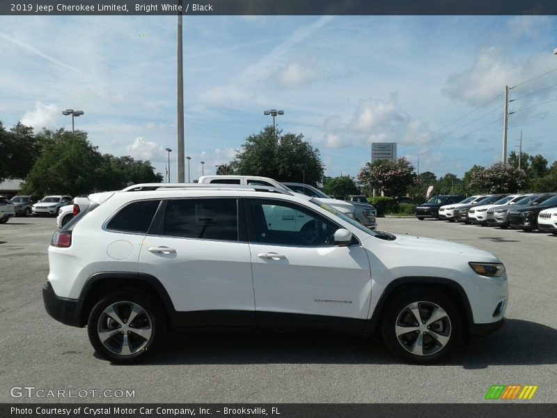 Bright White / Black 2019 Jeep Cherokee Limited