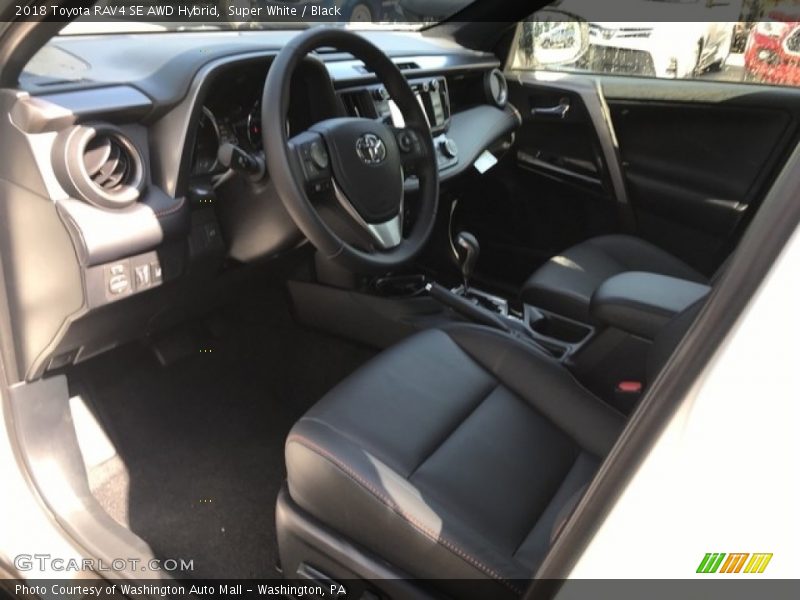 Front Seat of 2018 RAV4 SE AWD Hybrid