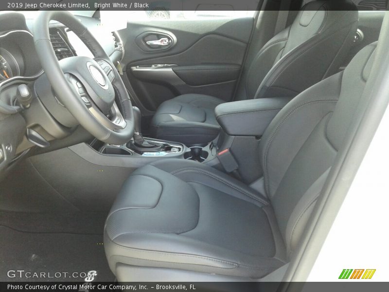 Bright White / Black 2019 Jeep Cherokee Limited