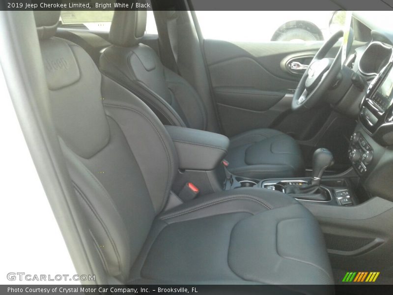 Bright White / Black 2019 Jeep Cherokee Limited