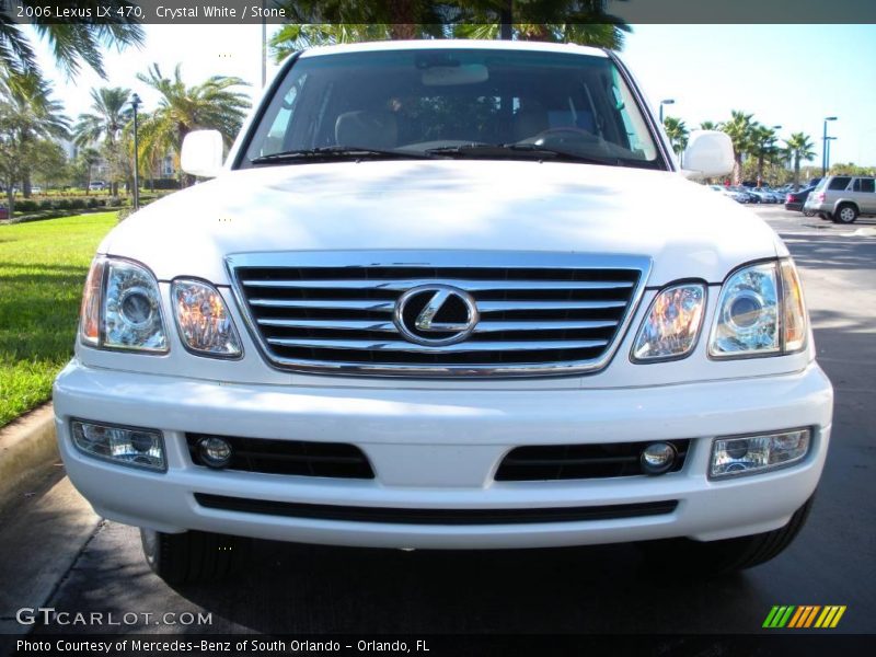 Crystal White / Stone 2006 Lexus LX 470