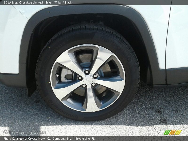 Bright White / Black 2019 Jeep Cherokee Limited