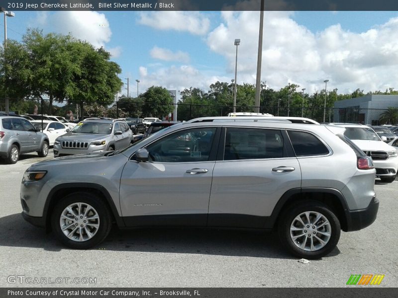 Billet Silver Metallic / Black 2019 Jeep Cherokee Latitude