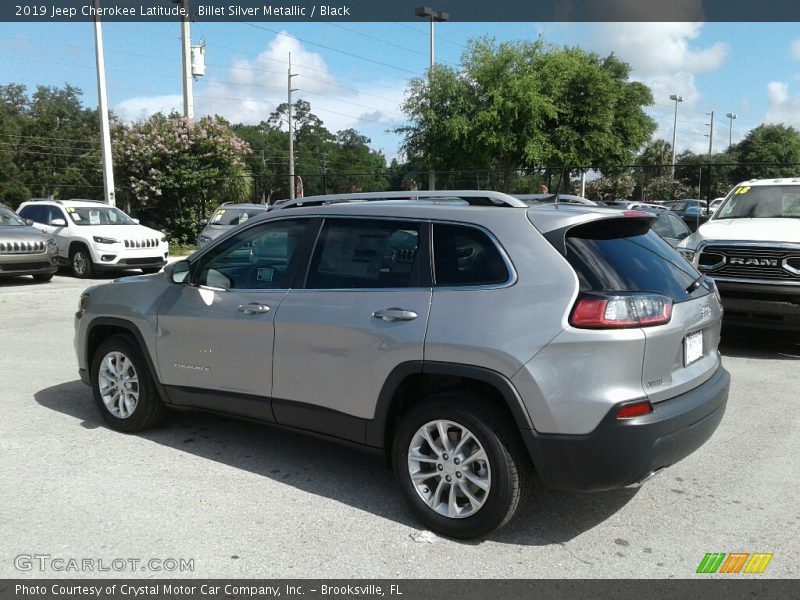 Billet Silver Metallic / Black 2019 Jeep Cherokee Latitude