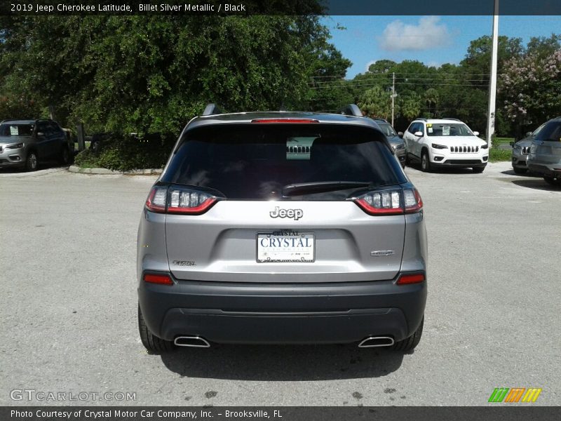 Billet Silver Metallic / Black 2019 Jeep Cherokee Latitude