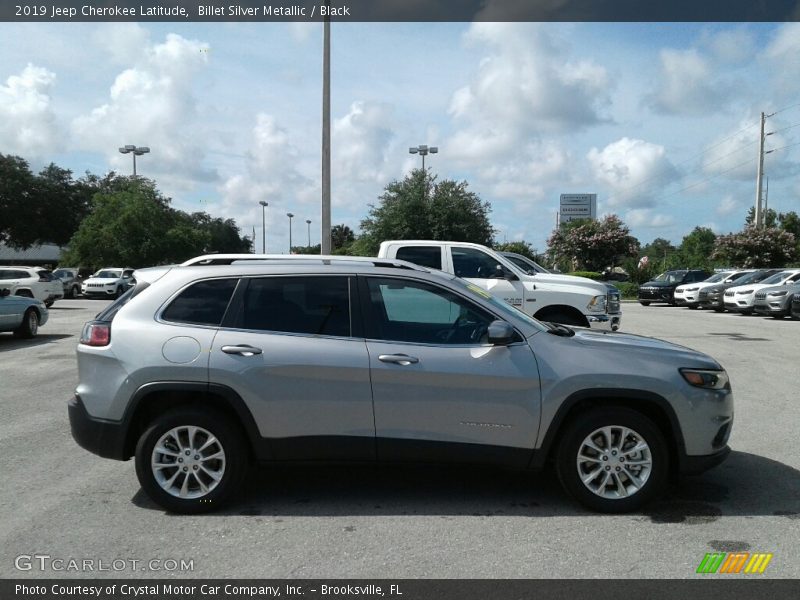Billet Silver Metallic / Black 2019 Jeep Cherokee Latitude