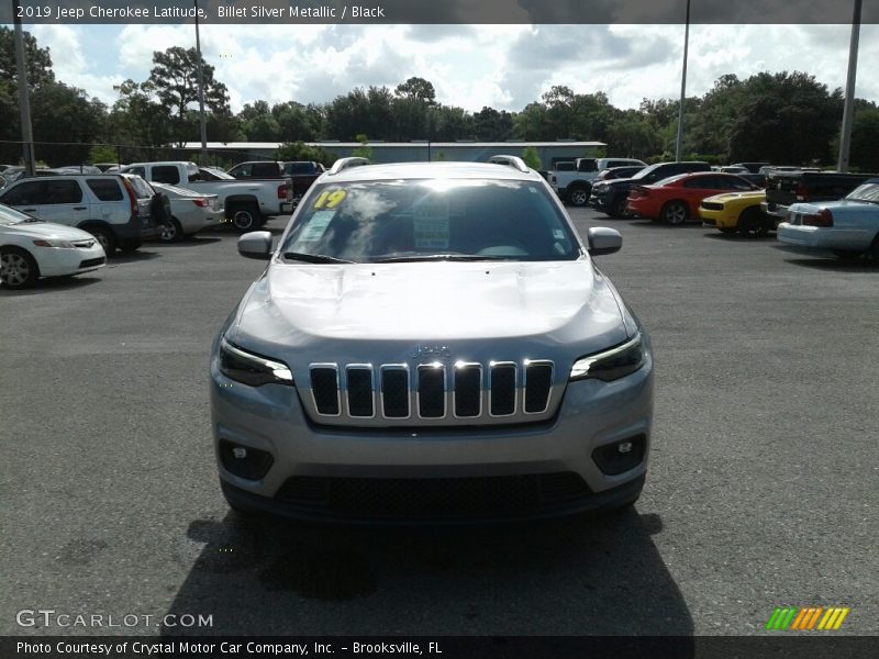 Billet Silver Metallic / Black 2019 Jeep Cherokee Latitude
