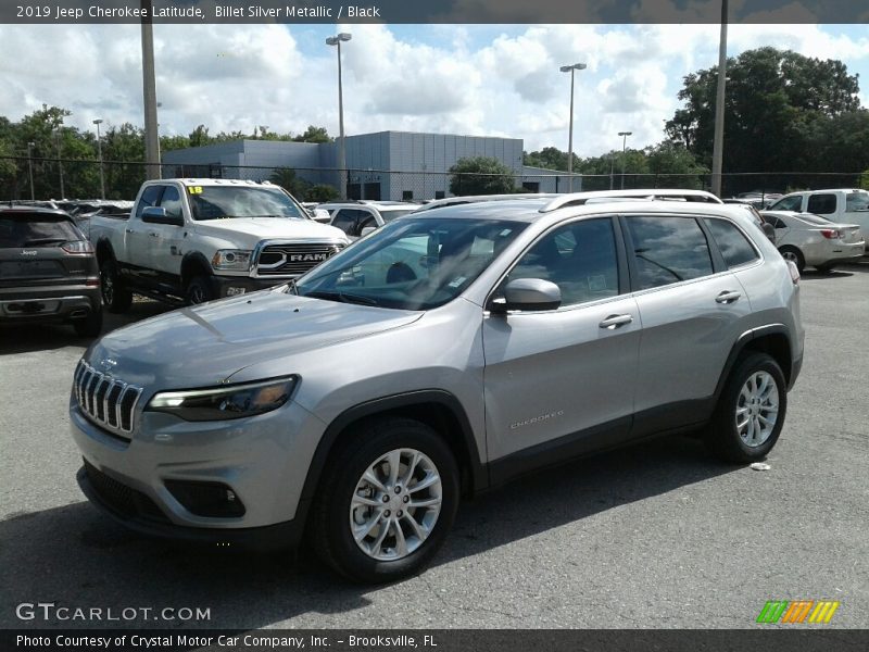 Billet Silver Metallic / Black 2019 Jeep Cherokee Latitude