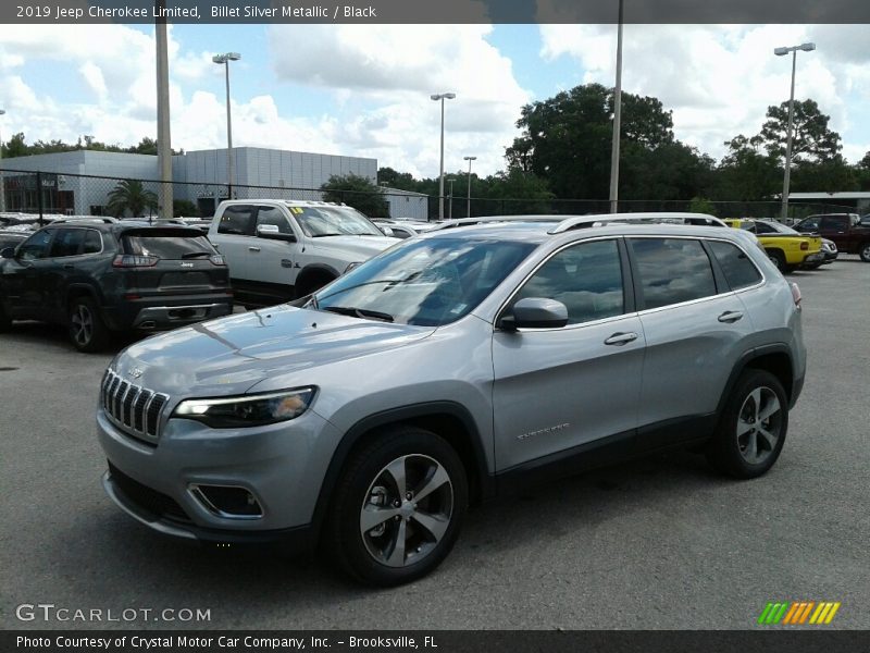 Billet Silver Metallic / Black 2019 Jeep Cherokee Limited