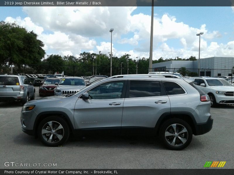 Billet Silver Metallic / Black 2019 Jeep Cherokee Limited