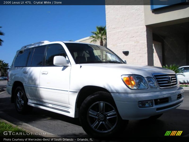 Crystal White / Stone 2006 Lexus LX 470