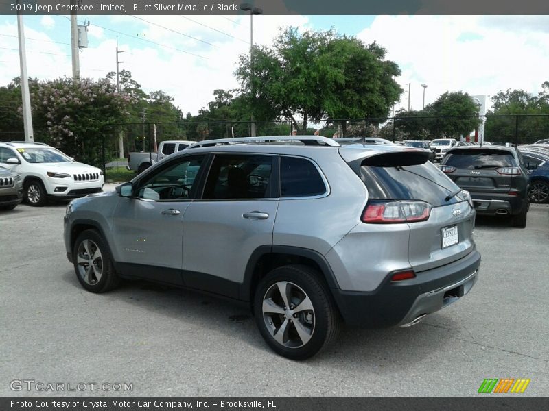 Billet Silver Metallic / Black 2019 Jeep Cherokee Limited