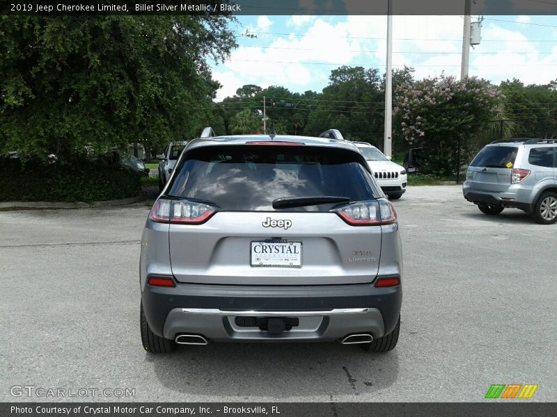 Billet Silver Metallic / Black 2019 Jeep Cherokee Limited