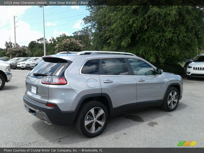 Billet Silver Metallic / Black 2019 Jeep Cherokee Limited
