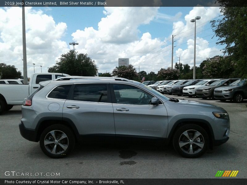Billet Silver Metallic / Black 2019 Jeep Cherokee Limited