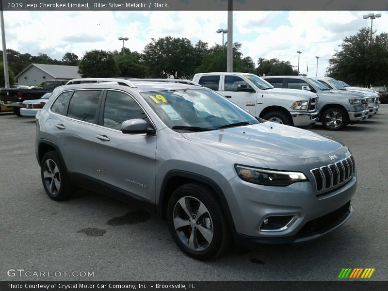 Billet Silver Metallic / Black 2019 Jeep Cherokee Limited