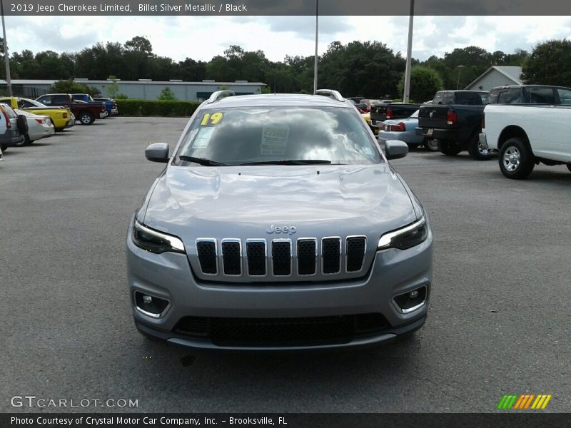 Billet Silver Metallic / Black 2019 Jeep Cherokee Limited