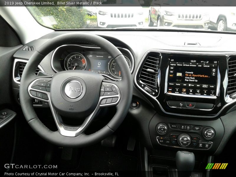 Billet Silver Metallic / Black 2019 Jeep Cherokee Limited