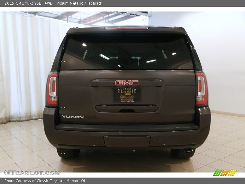 Iridium Metallic / Jet Black 2015 GMC Yukon SLT 4WD