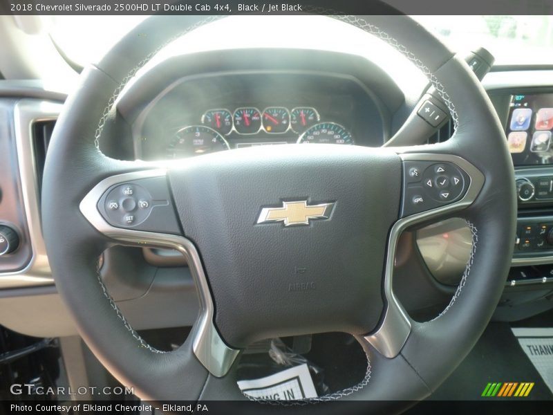 Black / Jet Black 2018 Chevrolet Silverado 2500HD LT Double Cab 4x4
