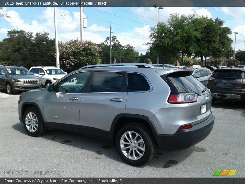 Billet Silver Metallic / Black 2019 Jeep Cherokee Latitude