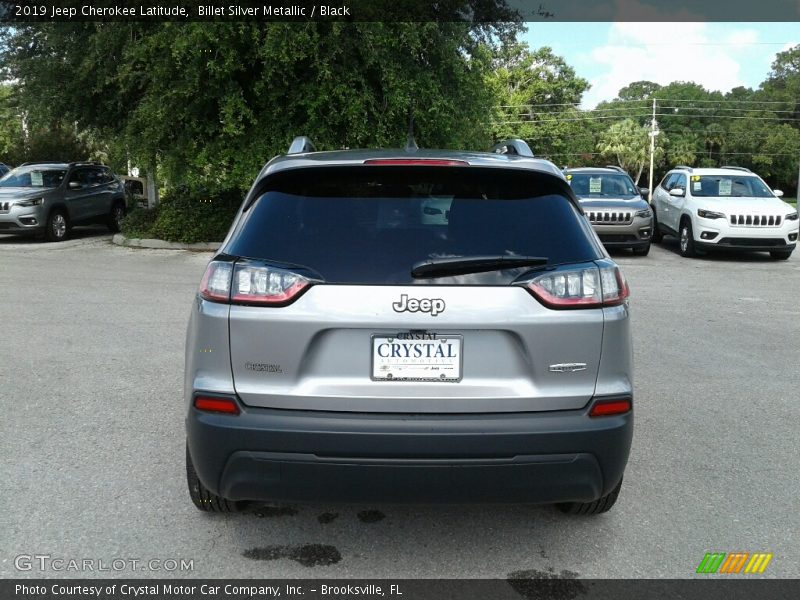 Billet Silver Metallic / Black 2019 Jeep Cherokee Latitude