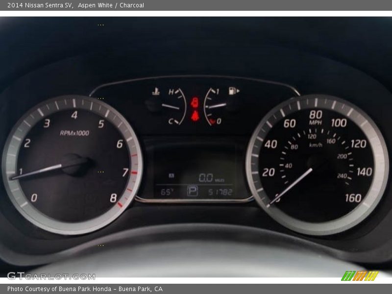 Aspen White / Charcoal 2014 Nissan Sentra SV