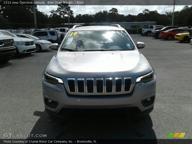 Billet Silver Metallic / Black 2019 Jeep Cherokee Latitude