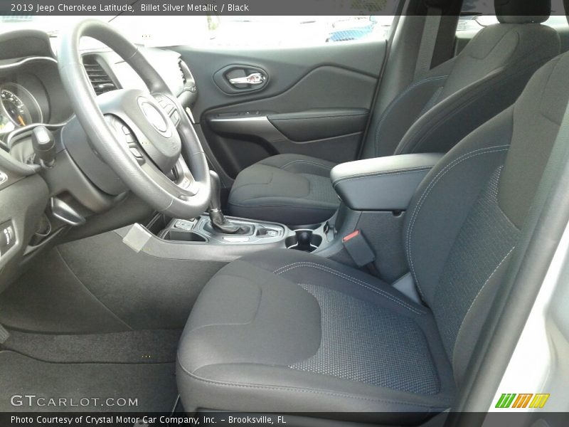 Billet Silver Metallic / Black 2019 Jeep Cherokee Latitude