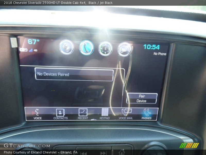 Black / Jet Black 2018 Chevrolet Silverado 2500HD LT Double Cab 4x4